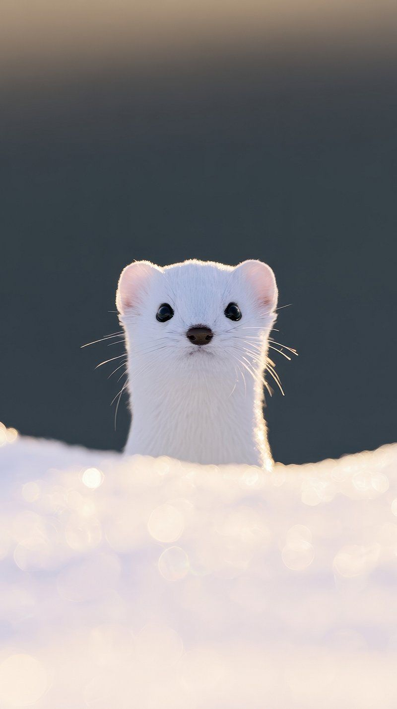 800x1427 Ermine Image Wallpaper