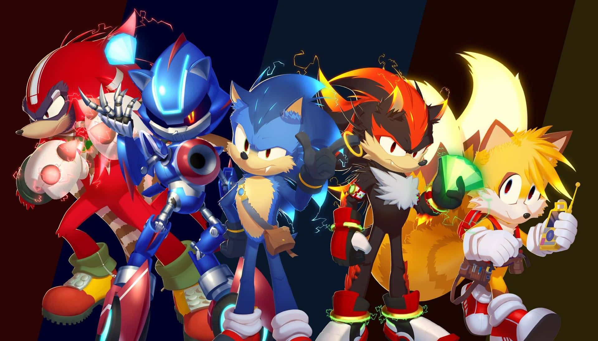 1920x1097 Sonic Characters Wallpaper