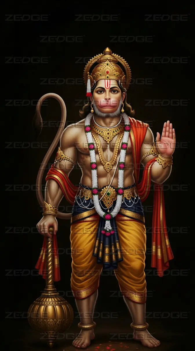 673x1206 Lord Hanuman wallpaper by Indian Gods & Culture