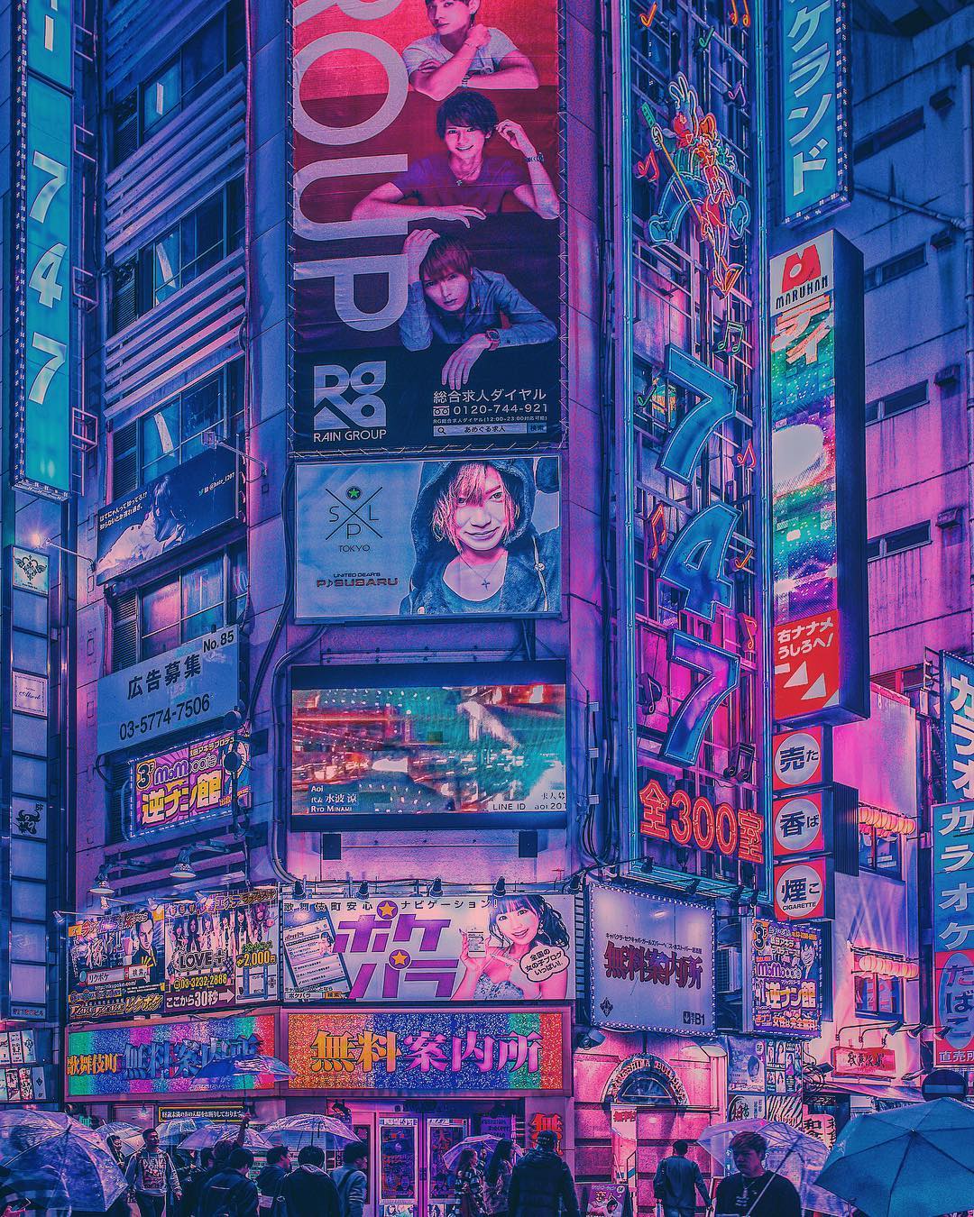 1080x1350 Nightlife in Tokyo's Streets