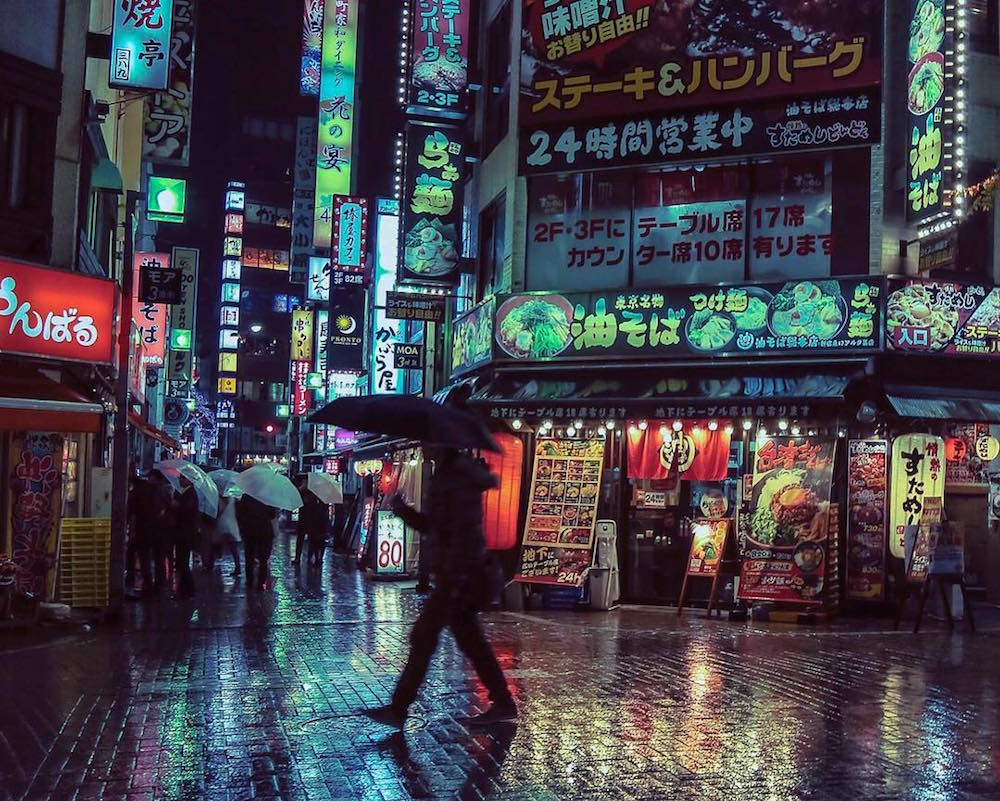 1000x801 Video Game Effects Meet Tokyo Nightlife