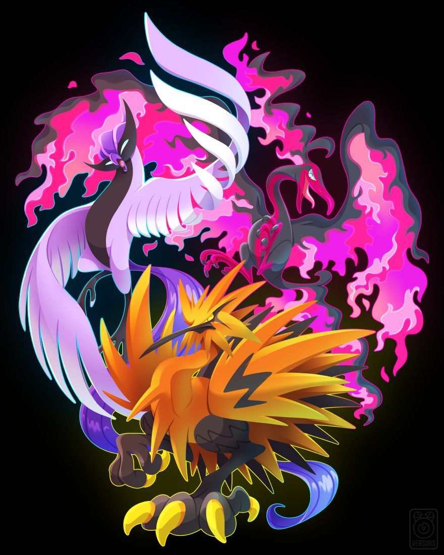 880x1100 Galarian Moltres Wallpaper