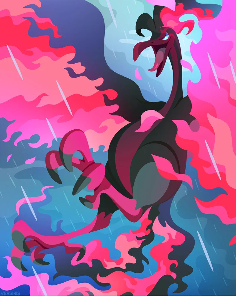 800x1000 VERSY on X: Galarian Moltres