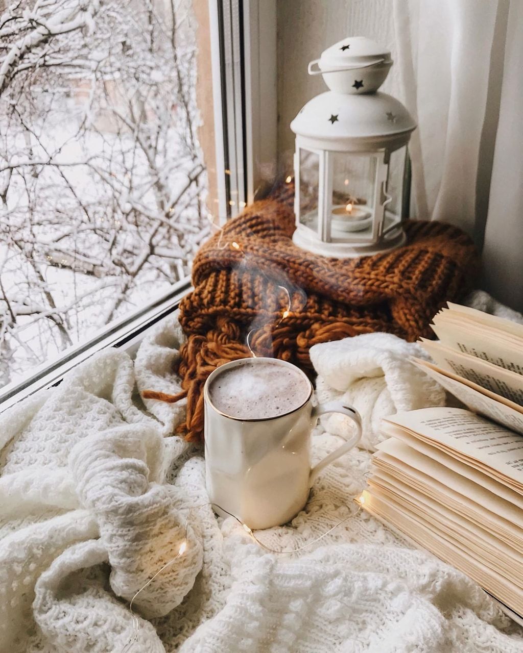 1024x1280 Winter Aesthetic Cozy Wallpaper