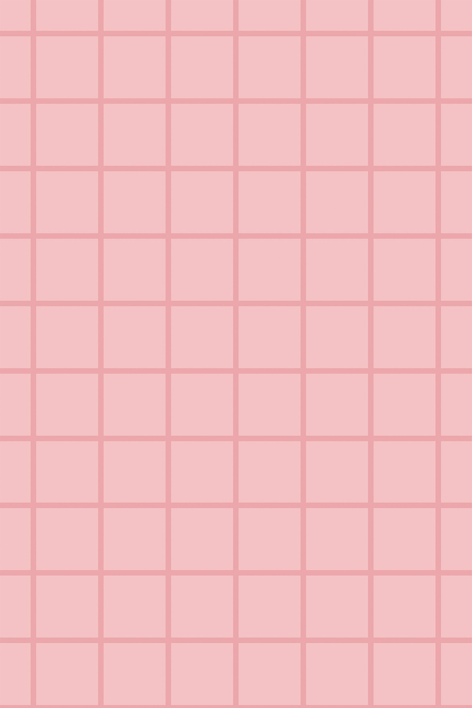 2000x3000 Baby pink plaid Peel and Stick Removable Wallpaper