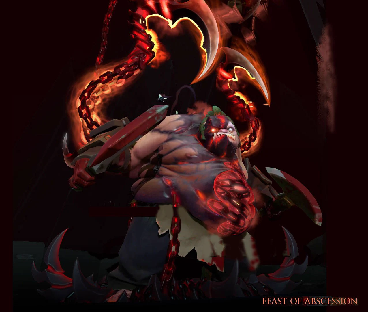 1276x1080 GameMove #goweday on X: DOTA 2's Arcana has finally arrived in a grandiose way. The butcher's got a whole new set of tools as the Pudge Arcana makes its 1st