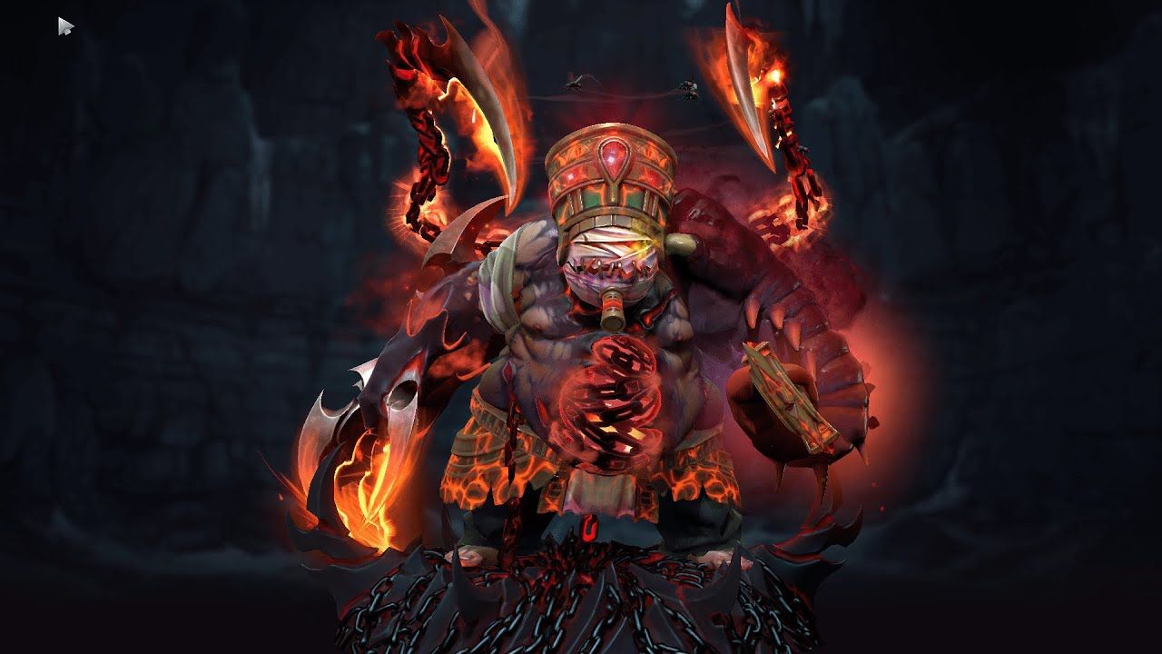 1280x720 Dota 2. Pudge Arcana With Cursed Cryptbreaker Set