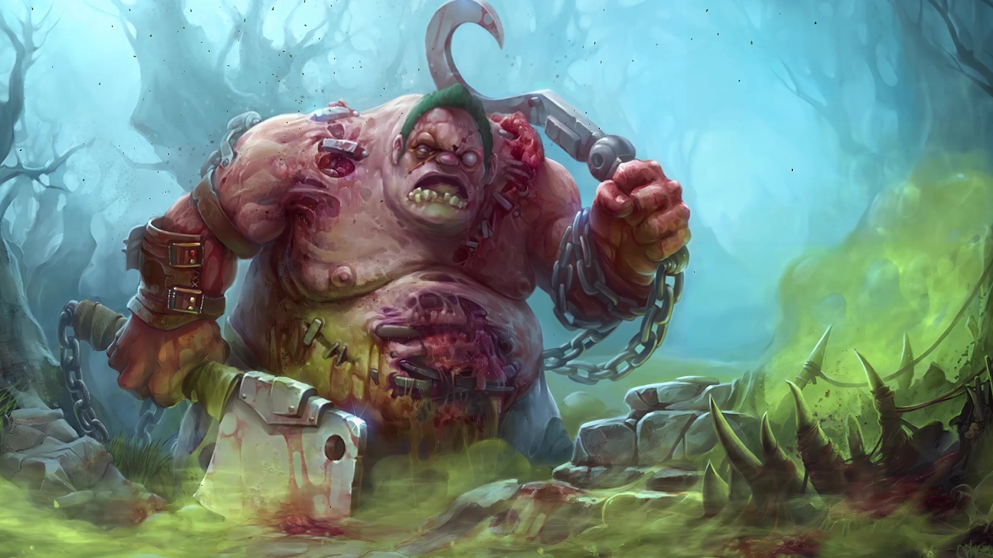 3840x2160 Pudge (Dota 2) Live Wallpaper