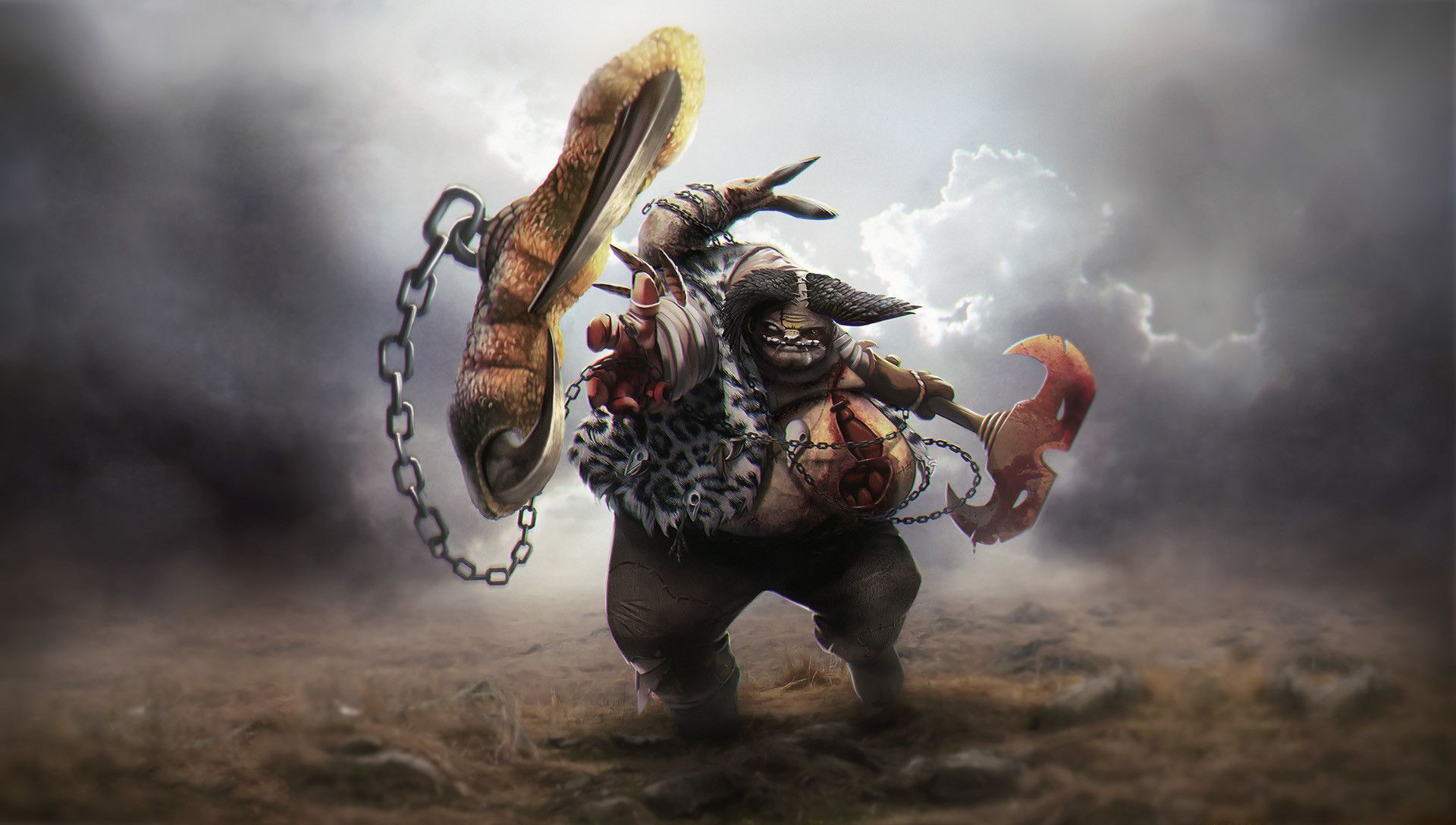 1920x1088 Dota2 Falcon Pudge Set