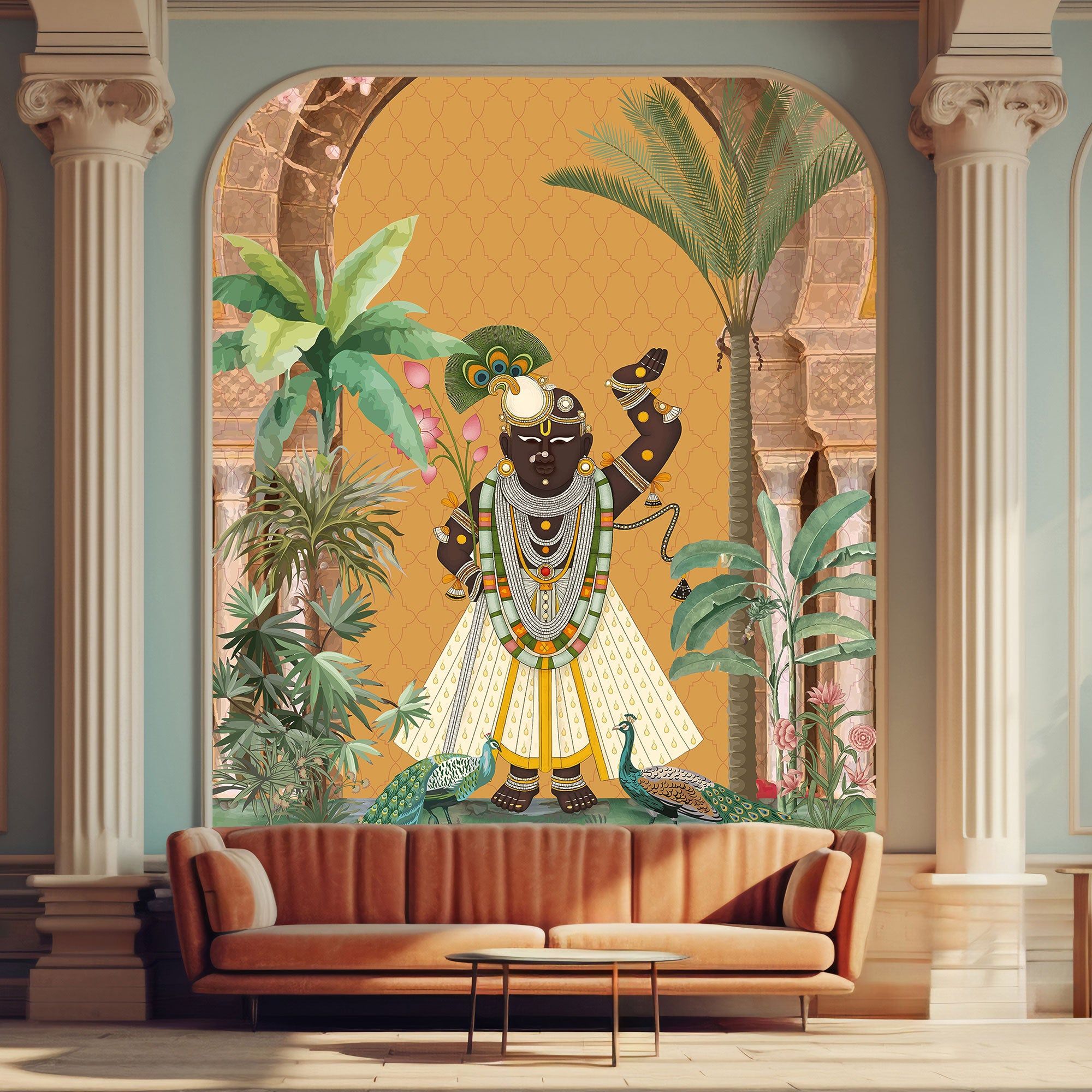 2000x2000 Shreenathji Divine Palace Wallpaper