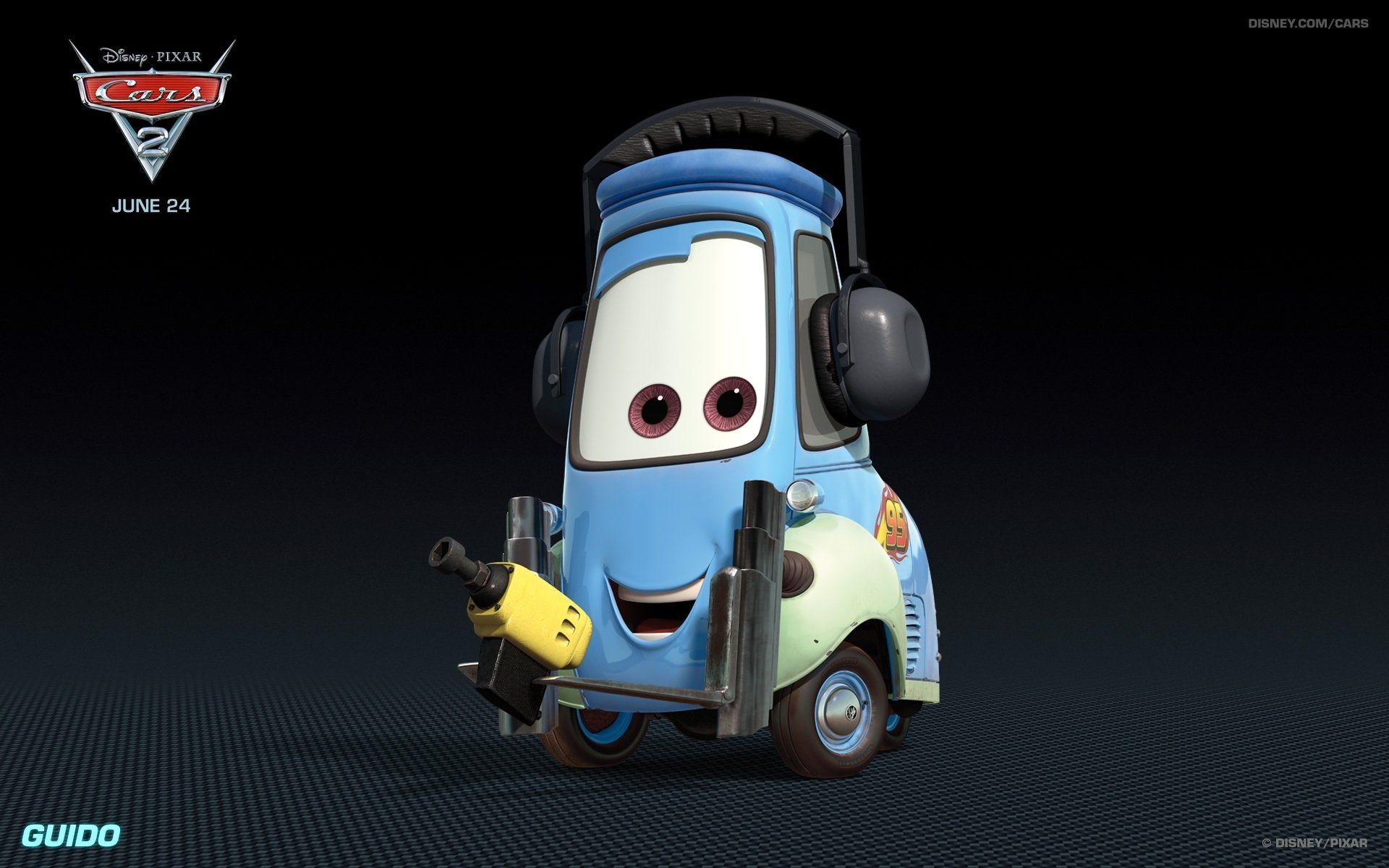 1920x1200 Cars 2 HD Wallpaper: Meet Guido In High Definition Actionx1200