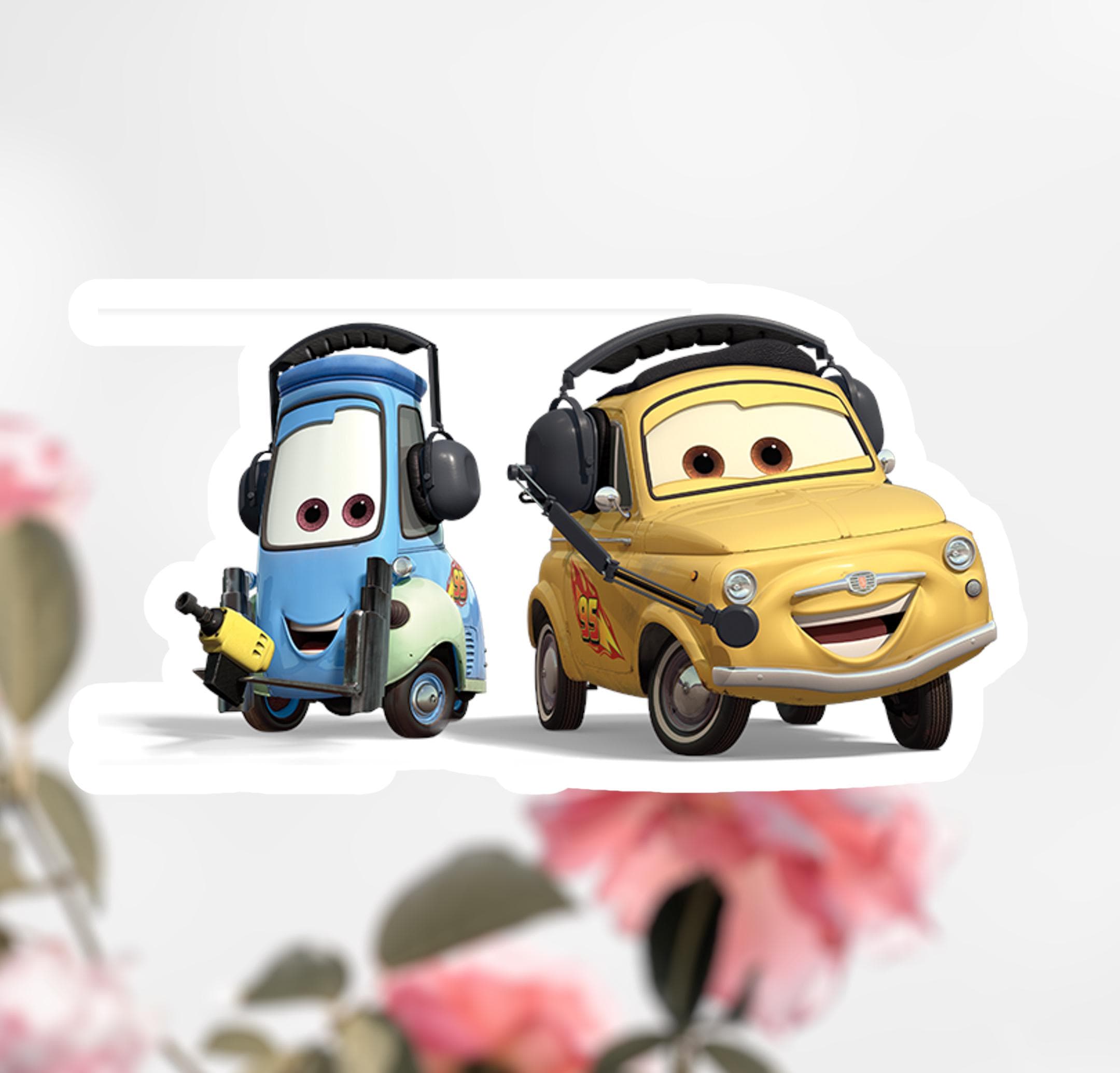 2160x2070 Disney Pixar Cars Sticker, Guido & Luigi Cars Sticker Decal
