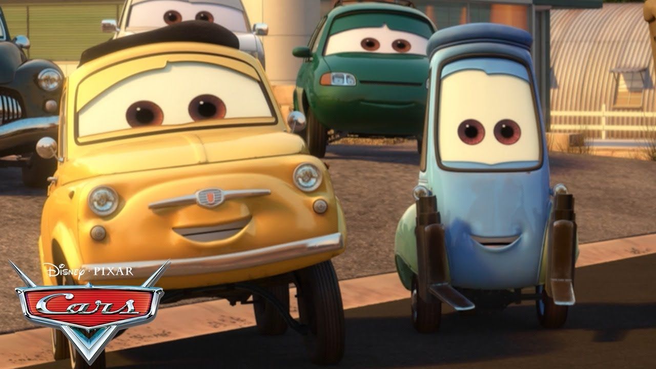 1280x720 Luigi and Guido Best Moments from Cars 2. Pixar Cars. @disneyjr