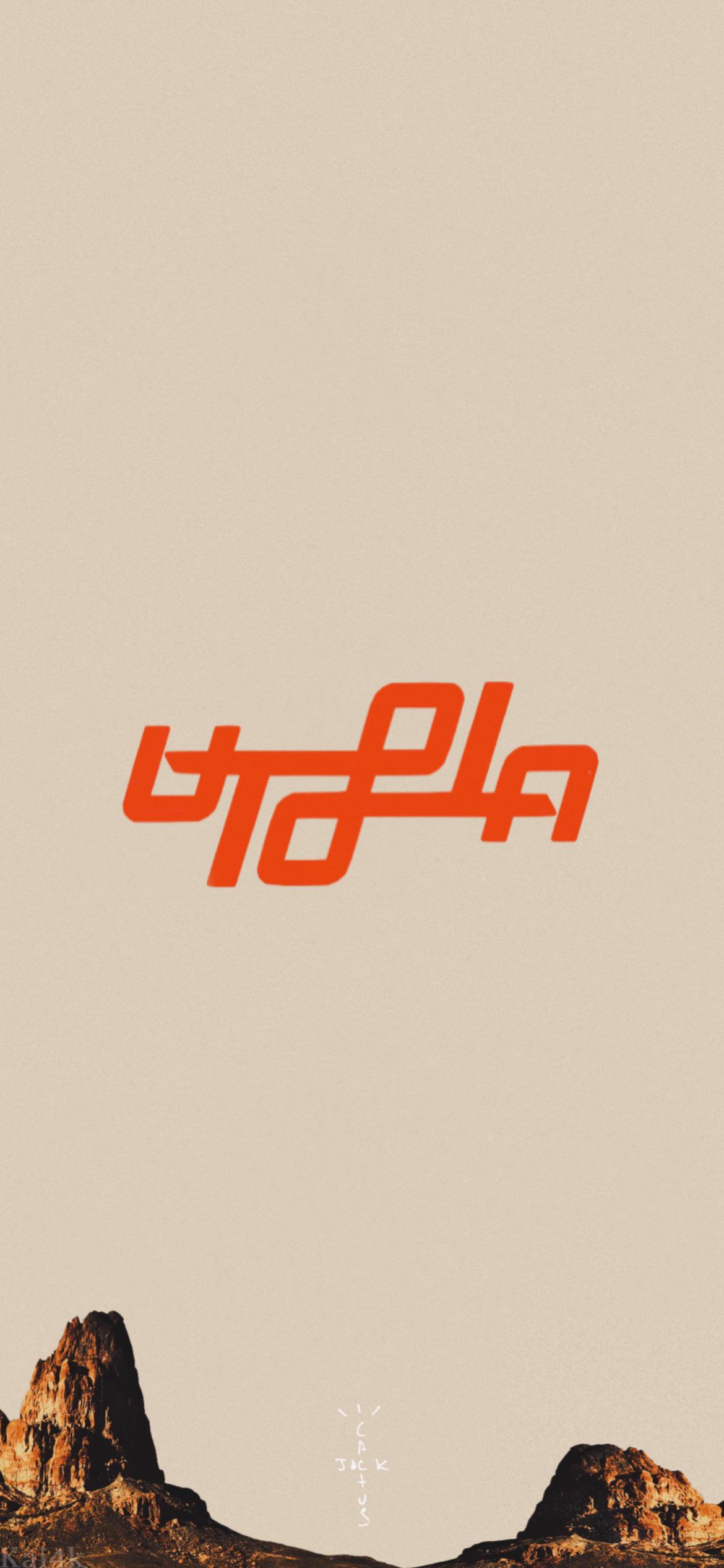 1170x2532 Utopia Concept Logo Wallpaper