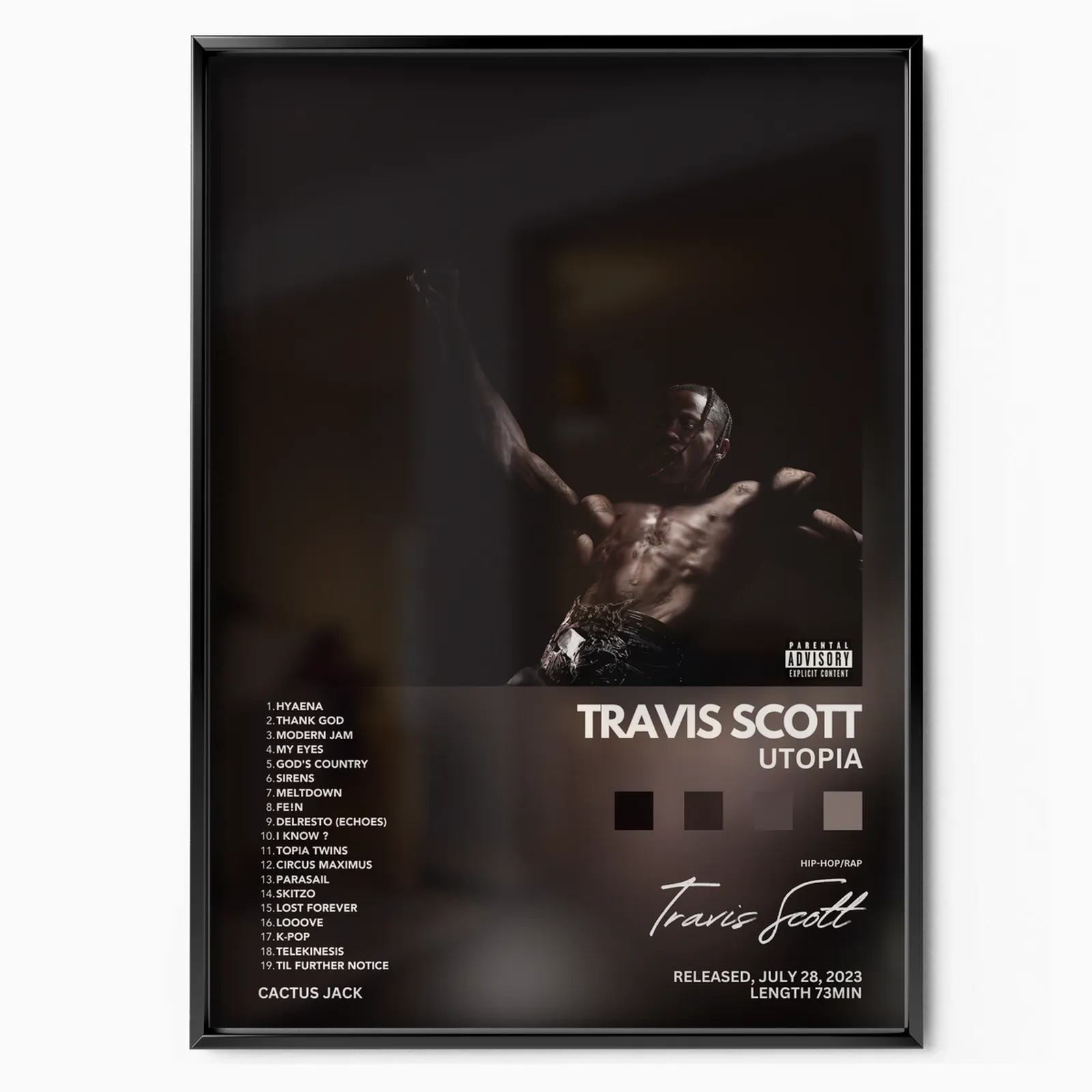 1600x1600 Posters Travis Scott Utopia Album €11.95