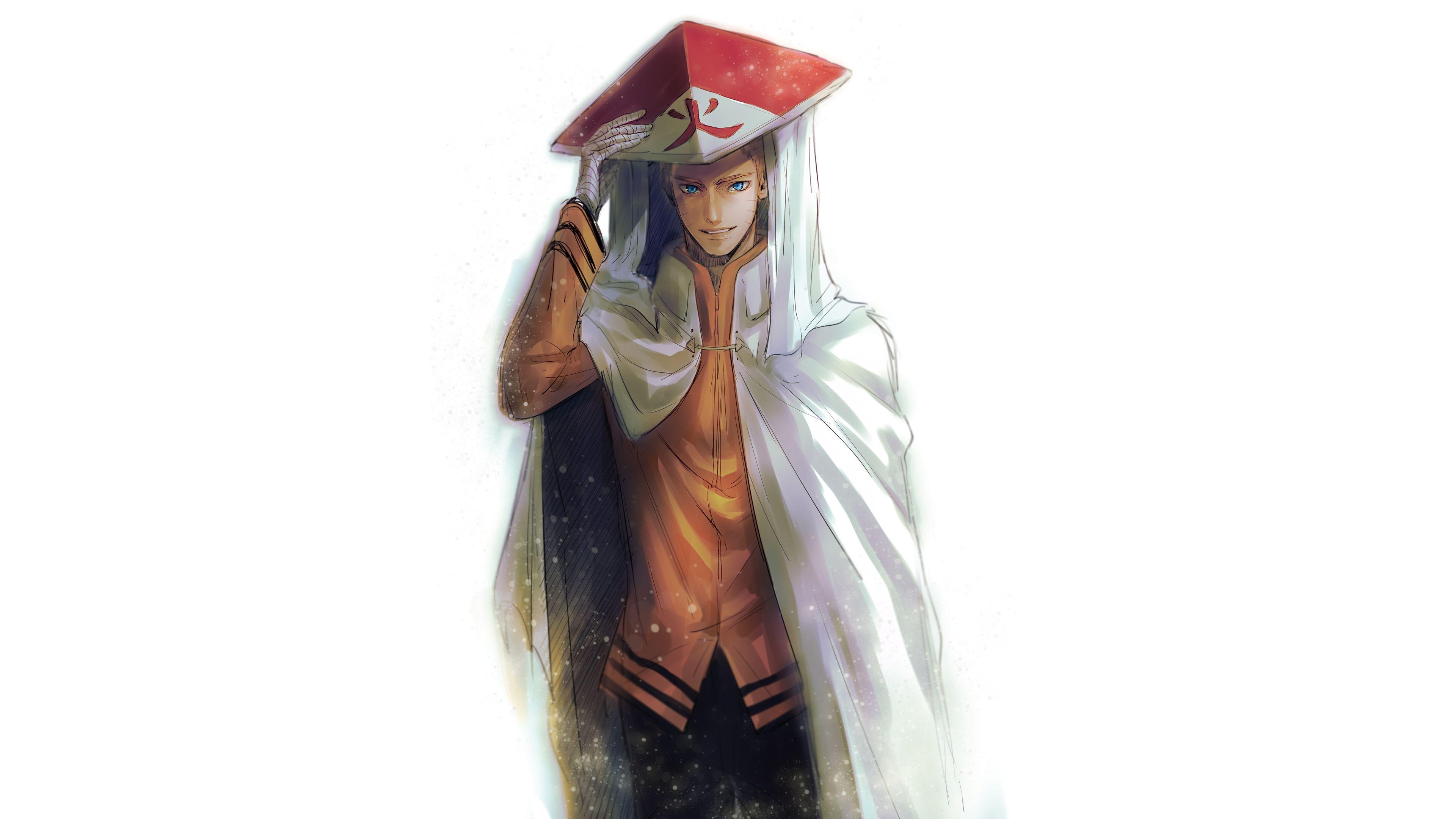 3840x2160 Naruto Uzumaki Hokage Boruto Anime 4K