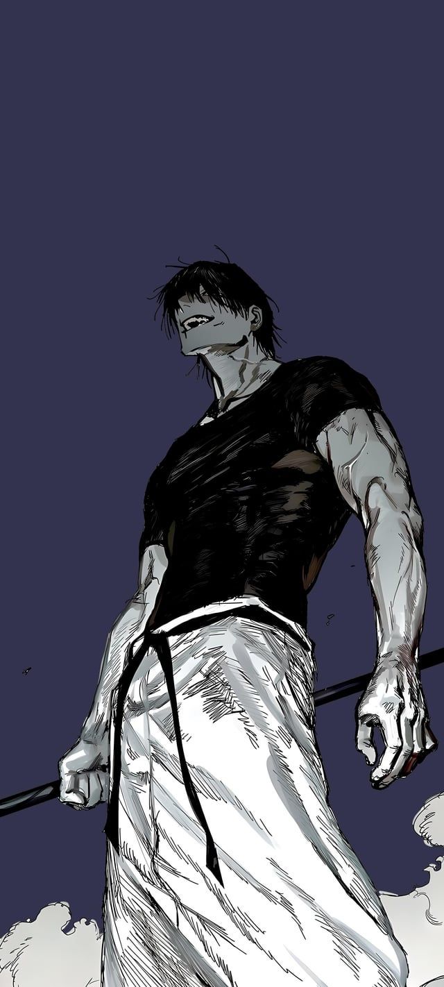 640x1422 Toji Fushiguro, Jujutsu Kaisen manga, DEPTH EFFECT optimized, phone wallpaper [2250x5000] [20:9]