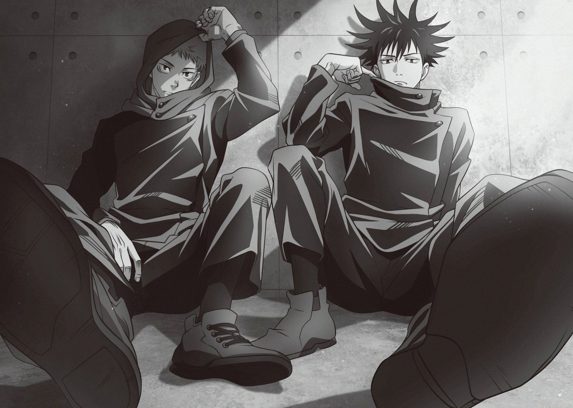 1920x1368 Jujutsu Kaisen 4K: Yuji Itadori & Megumi Fushiguro Epic Anime Wallpaperx3019