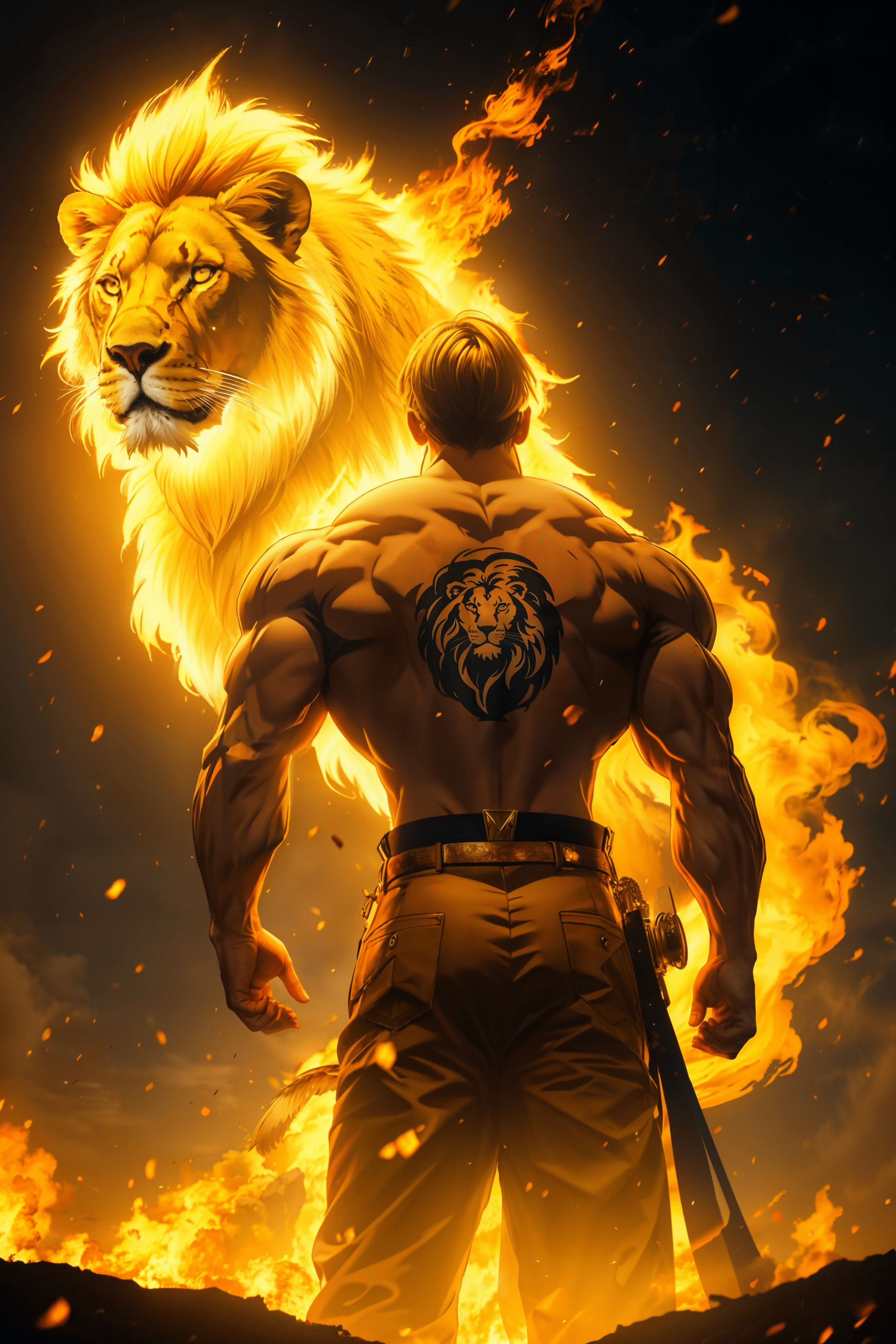 1920x2880 The Sin of Pride, Made with StableDiffusion and Photohop