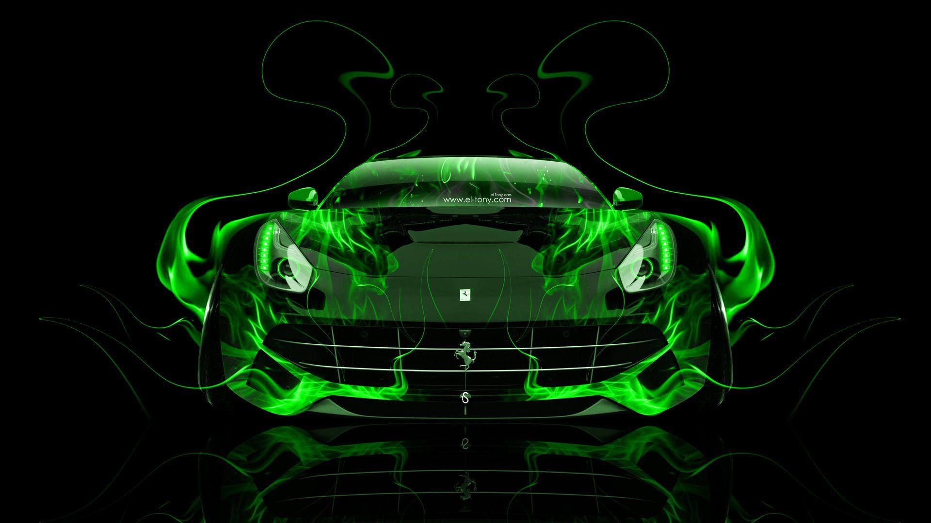 Green Ferrari Wallpapers - Top Free Green Ferrari Backgrounds ...