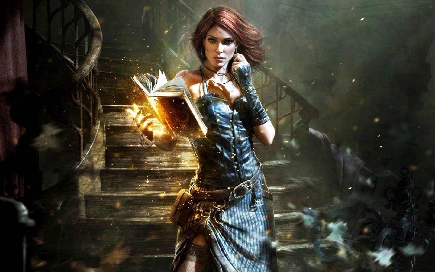 1440x900 Medieval Woman Wallpaper