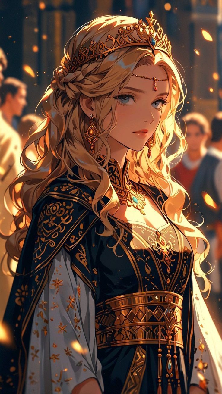 736x1308 Female oc character design blonde. Queen wallpaper crown princesses, Royal queen aesthetic wallpaper, Queen wallpaper pc