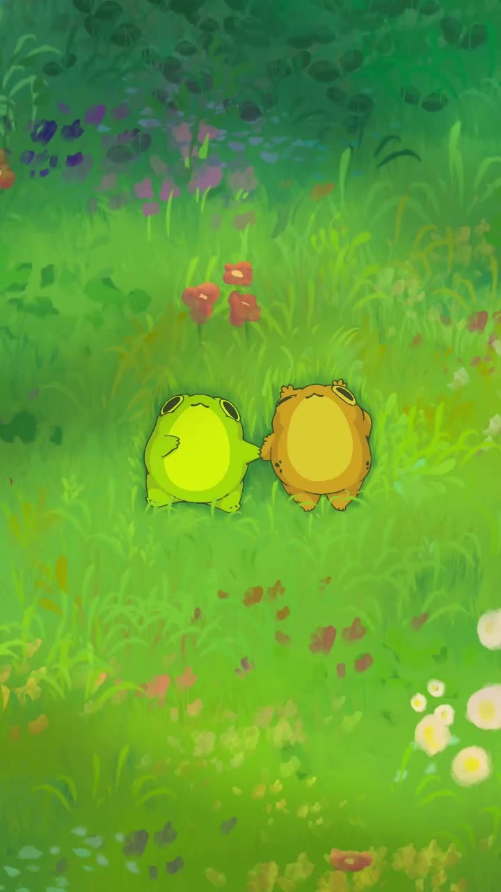 720x1280 Frog Couple Relaxing Live Wallpaper