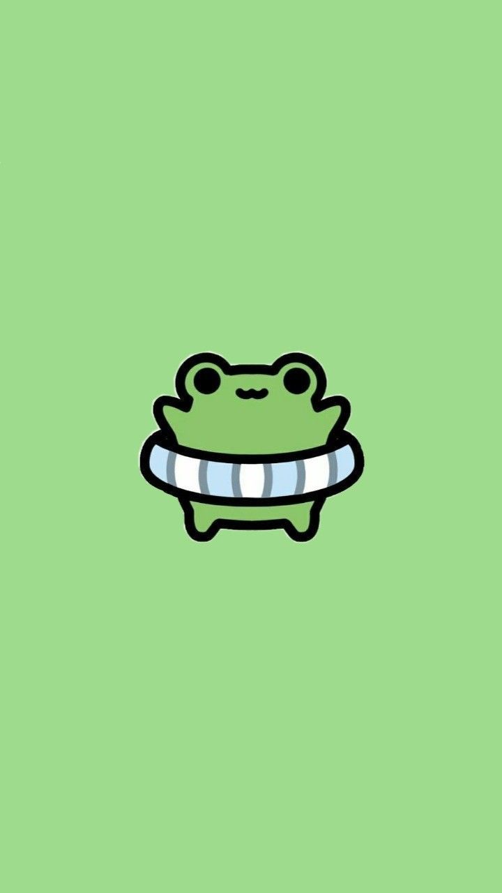 720x1280 Cute Cartoon Frog Wallpaper