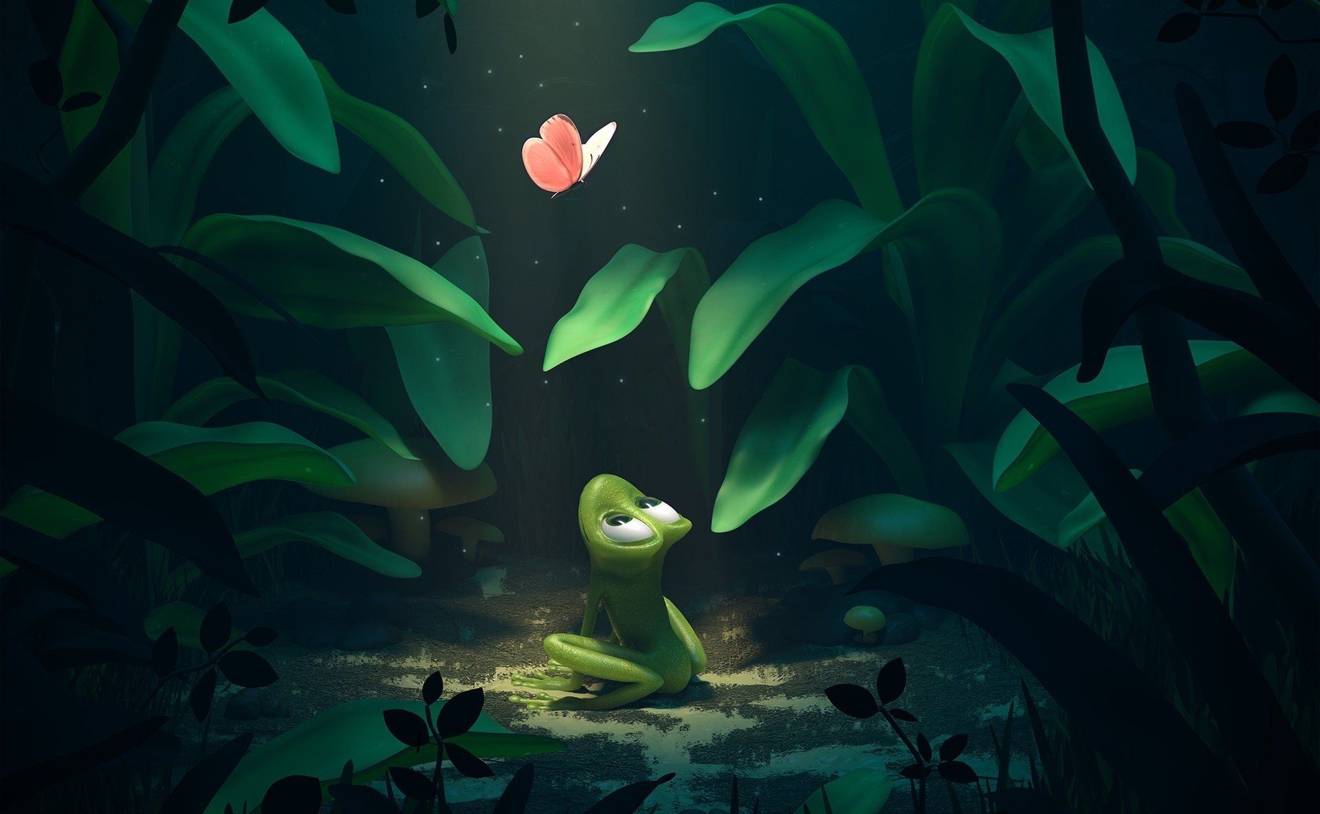 1920x1184 Download Butterfly Animal Frog HD Wallpaper
