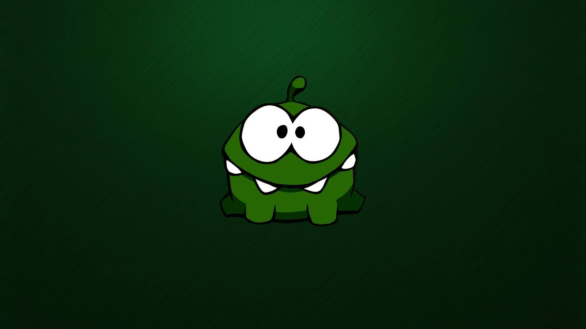 1920x1080 Download Kawaii Frog Dark Green Wallpaper