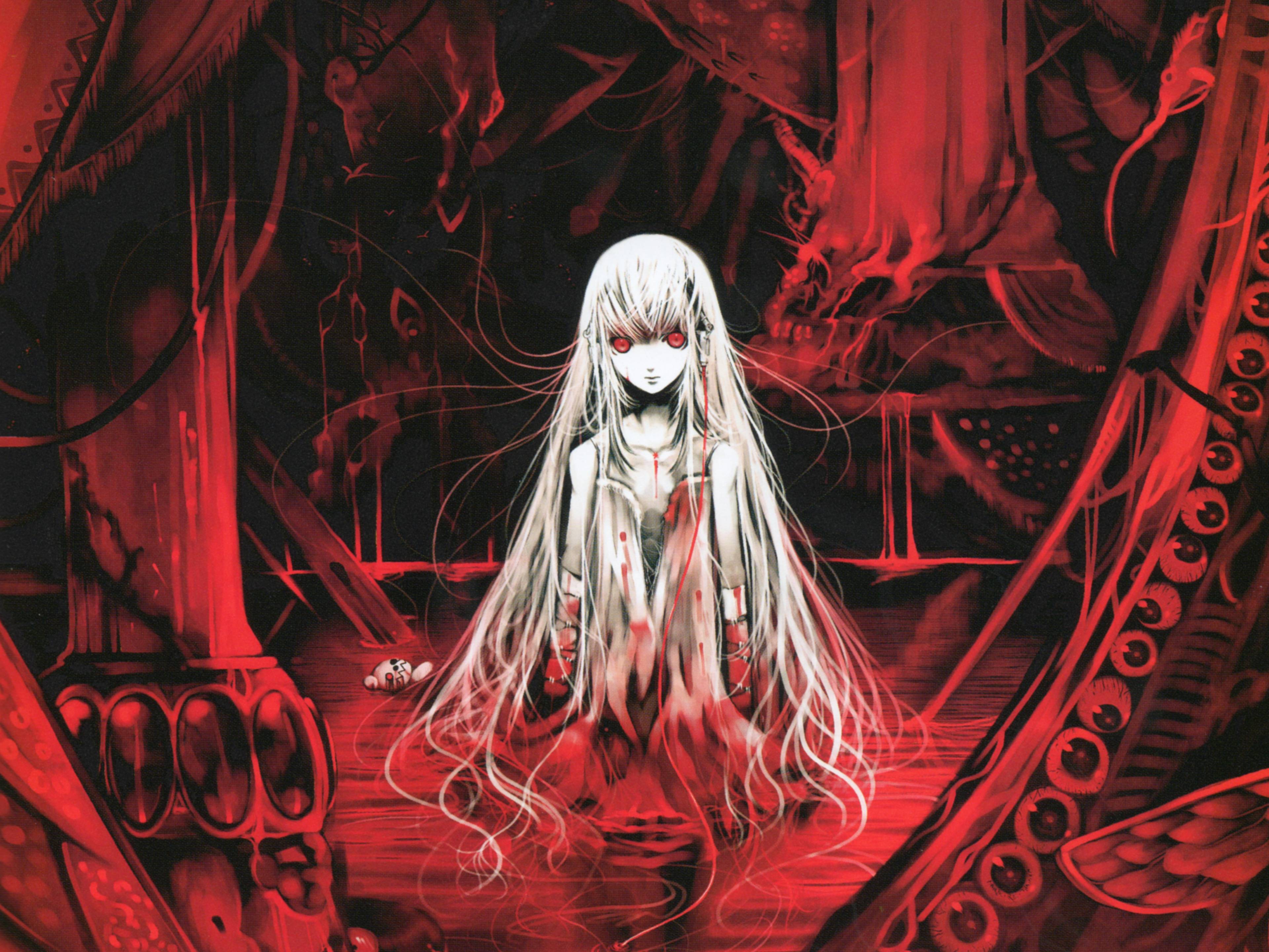 3840x2880 Creepy Anime 4k Wallpaper