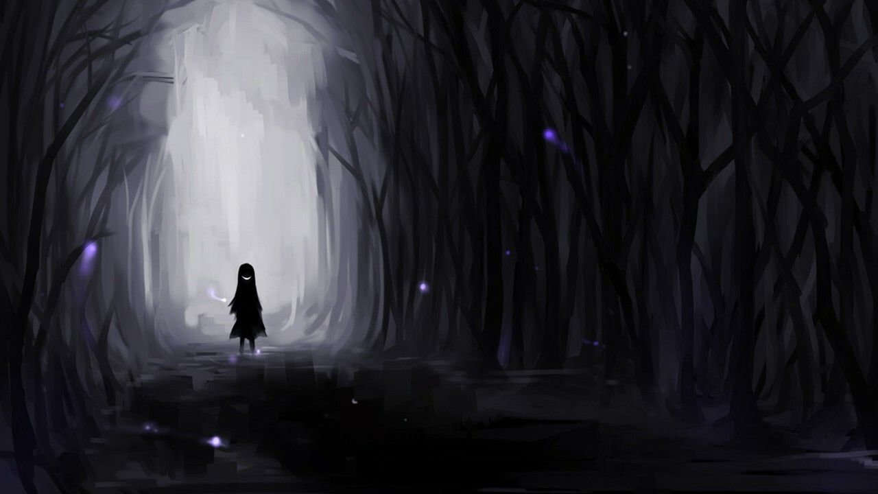 1280x720 Horror, anime girl and wallpaper anime on