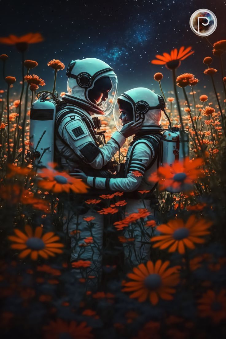 736x1104 Love in Deep Space Wall Art