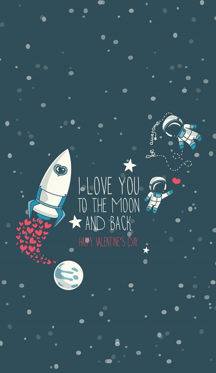 736x1271 Valentines Astronaut Wallpaper