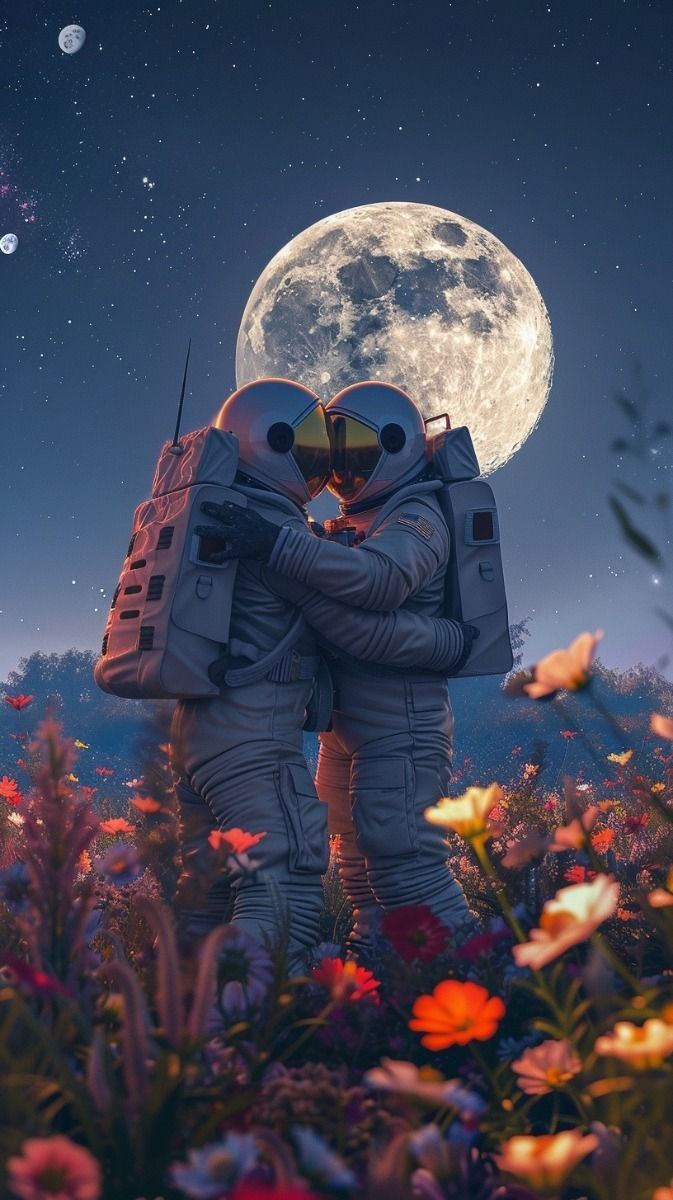 673x1200 Astronaut art wallpaper. Astronaut in space wallpaper, Astronaut couple wallpaper, Astroart
