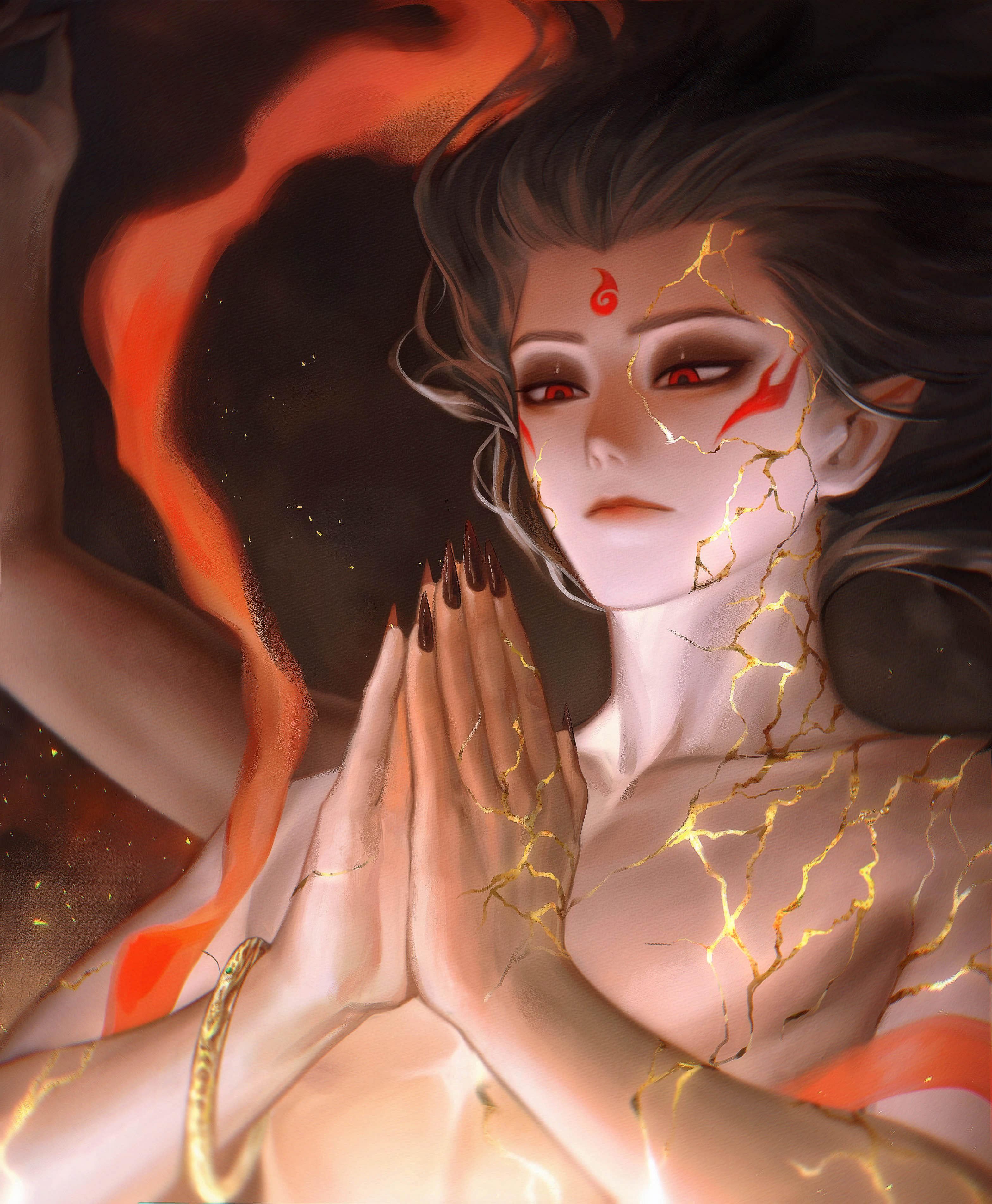 3136x3808 My Nezha fanart :D
