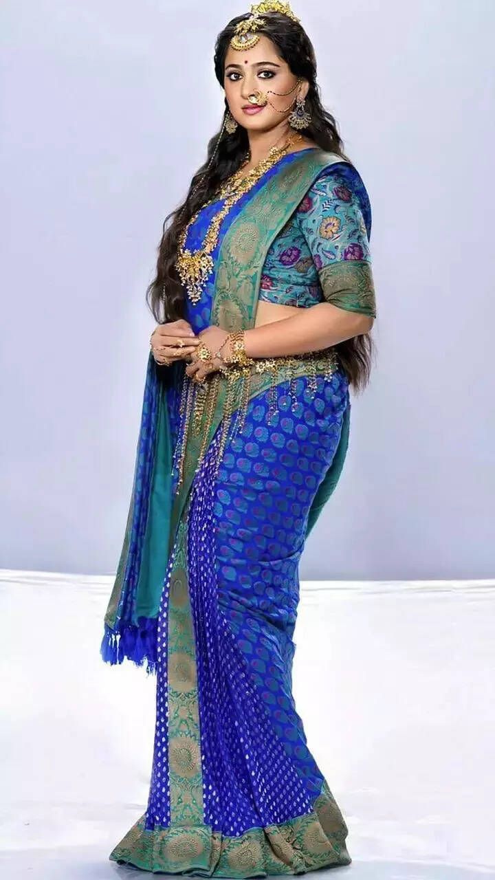 720x1280 Anushka Shetty enchants with her exquisite saree collection. Times of India