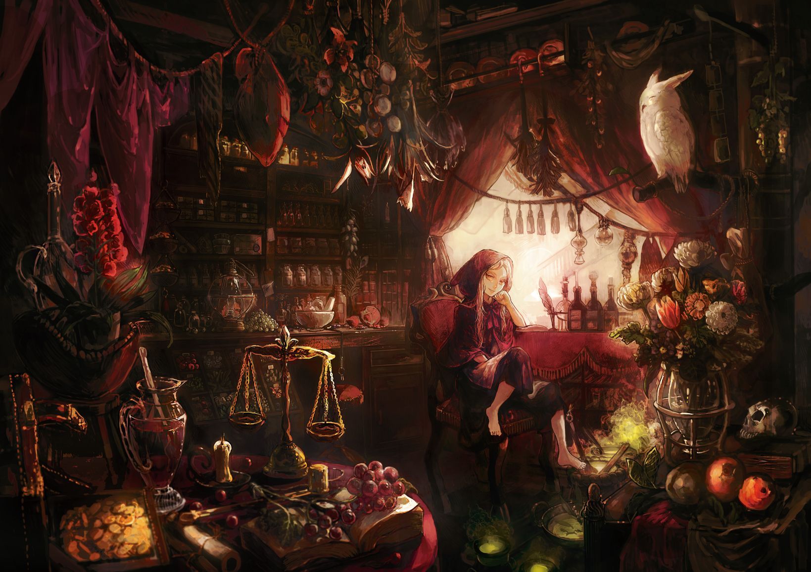 1639x1156 Witch House Wallpaper