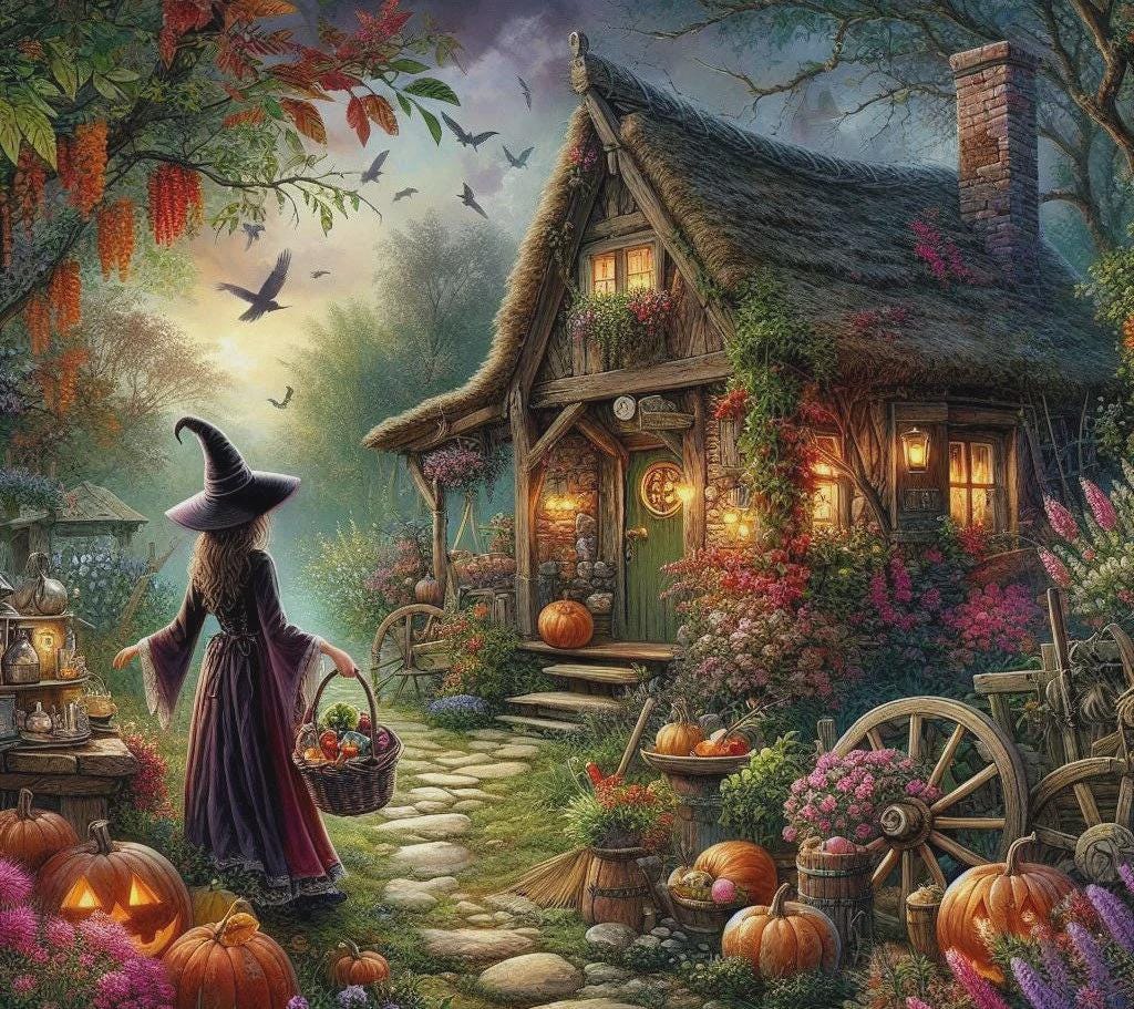 1024x911 Witch's Cottage