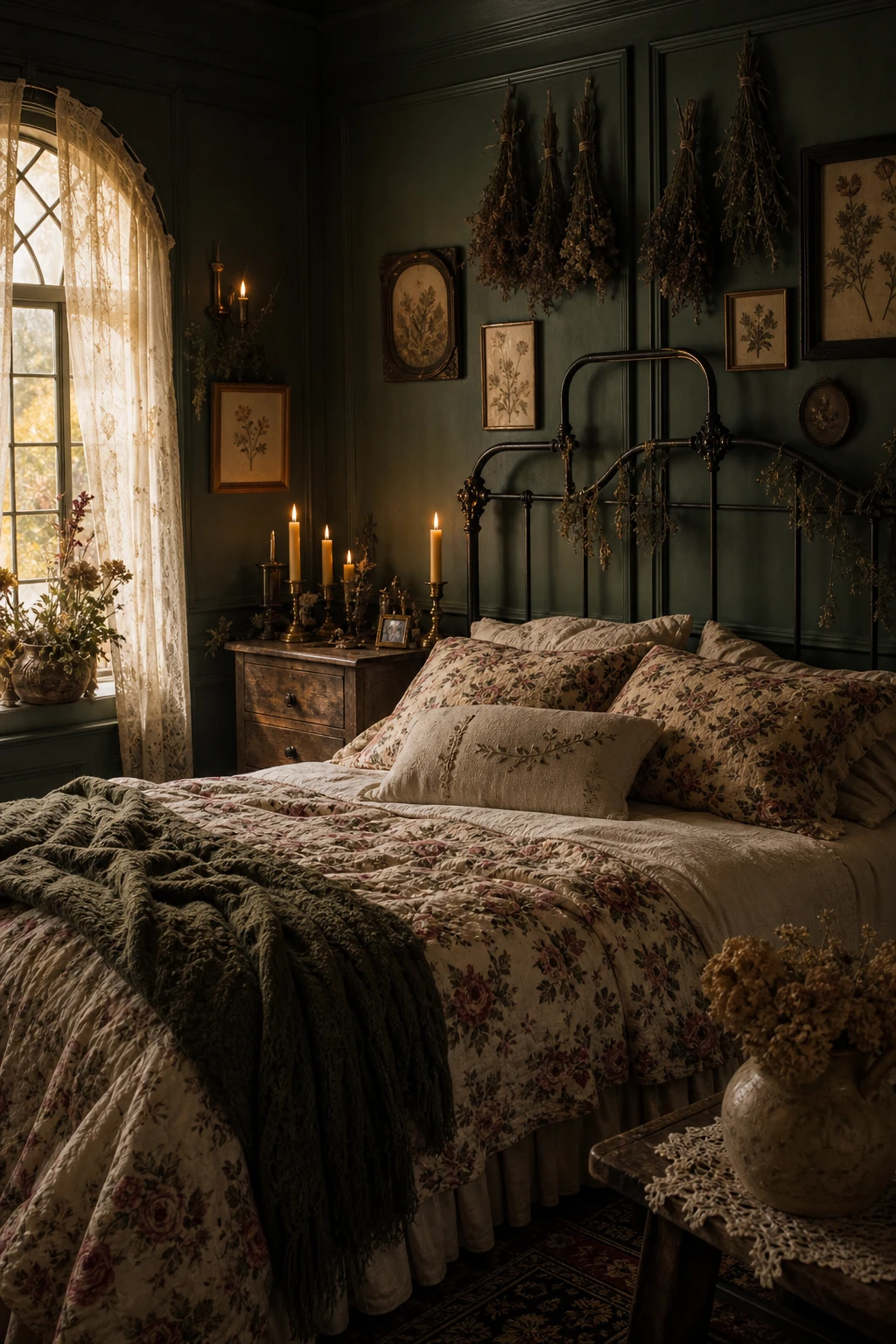1024x1536 Cozy Witchy Bedroom Looks That Make You Never Want To Leave