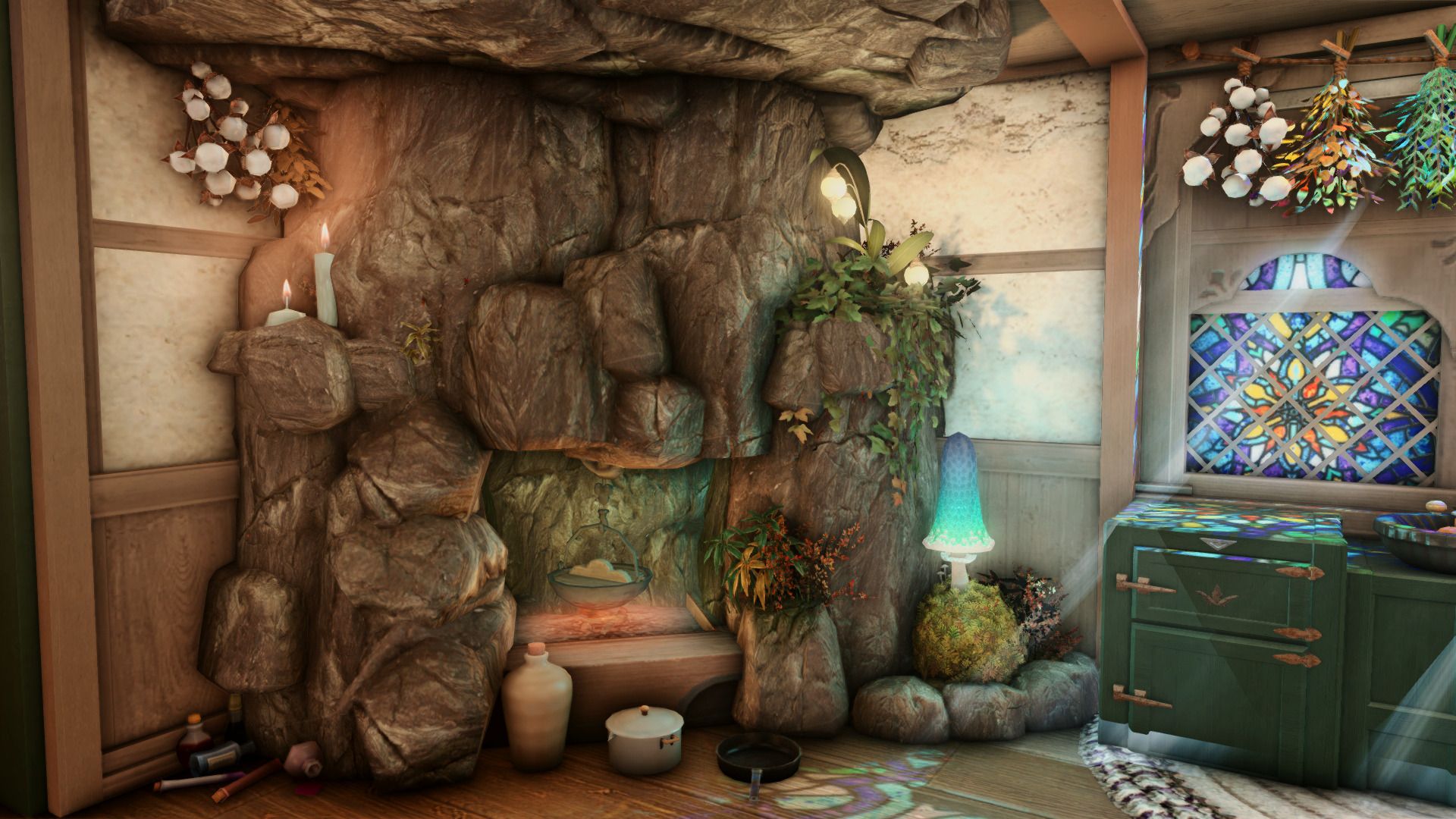 1920x1080 I made a woodsy witch cottage! This was very different for me, I don't normally decorate in this style but I LOVED it so much