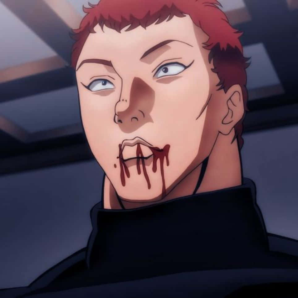 964x964 Download Intense Combat Scene of Hector Doyle from Baki The Grappler Wallpaper