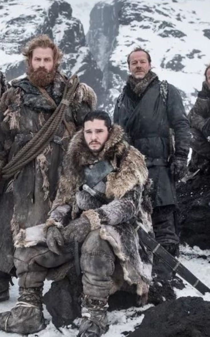 736x1177 Tormund, Jon Snow, Jorah Mormont Game Of Thrones