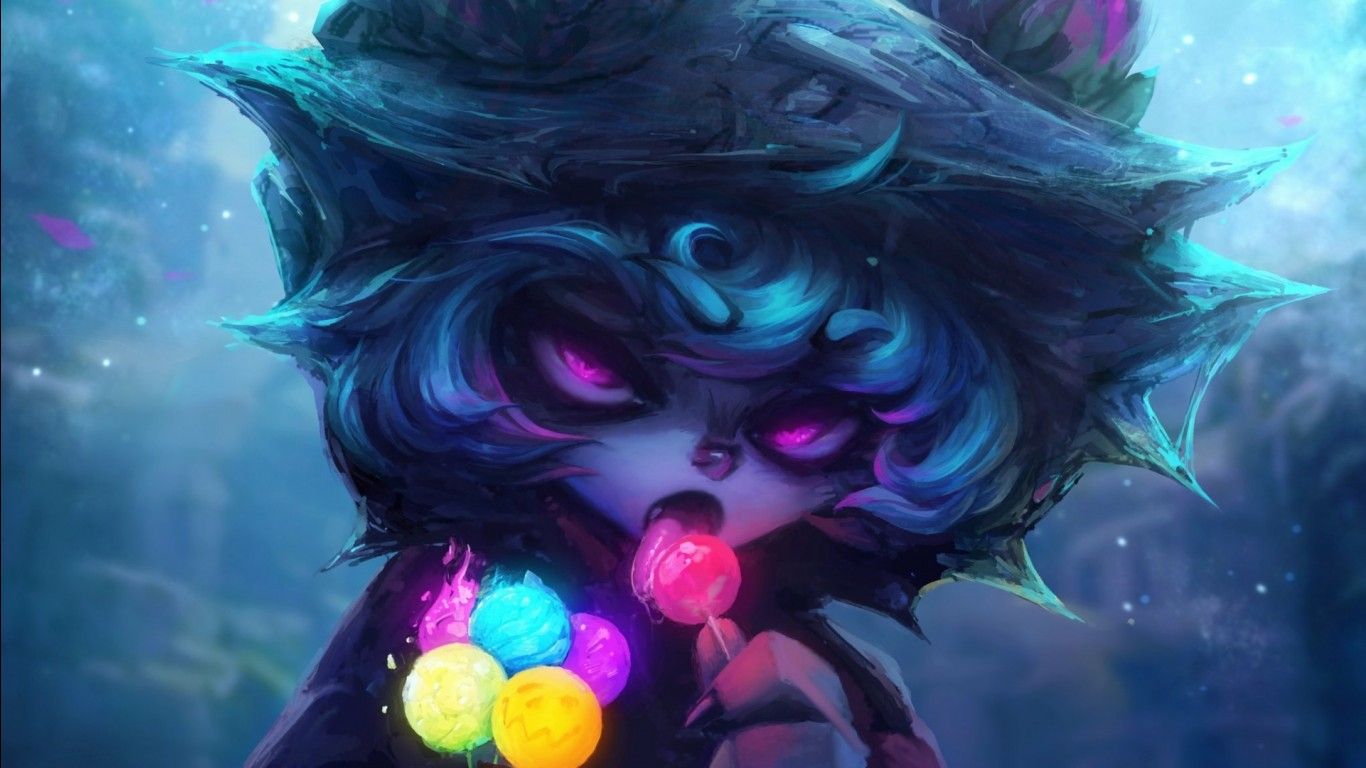 1366x768 Vex Cool Art HD League of Legends Wallpaper