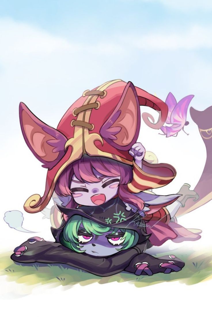 736x1103 Lulu & Vex League of Legends