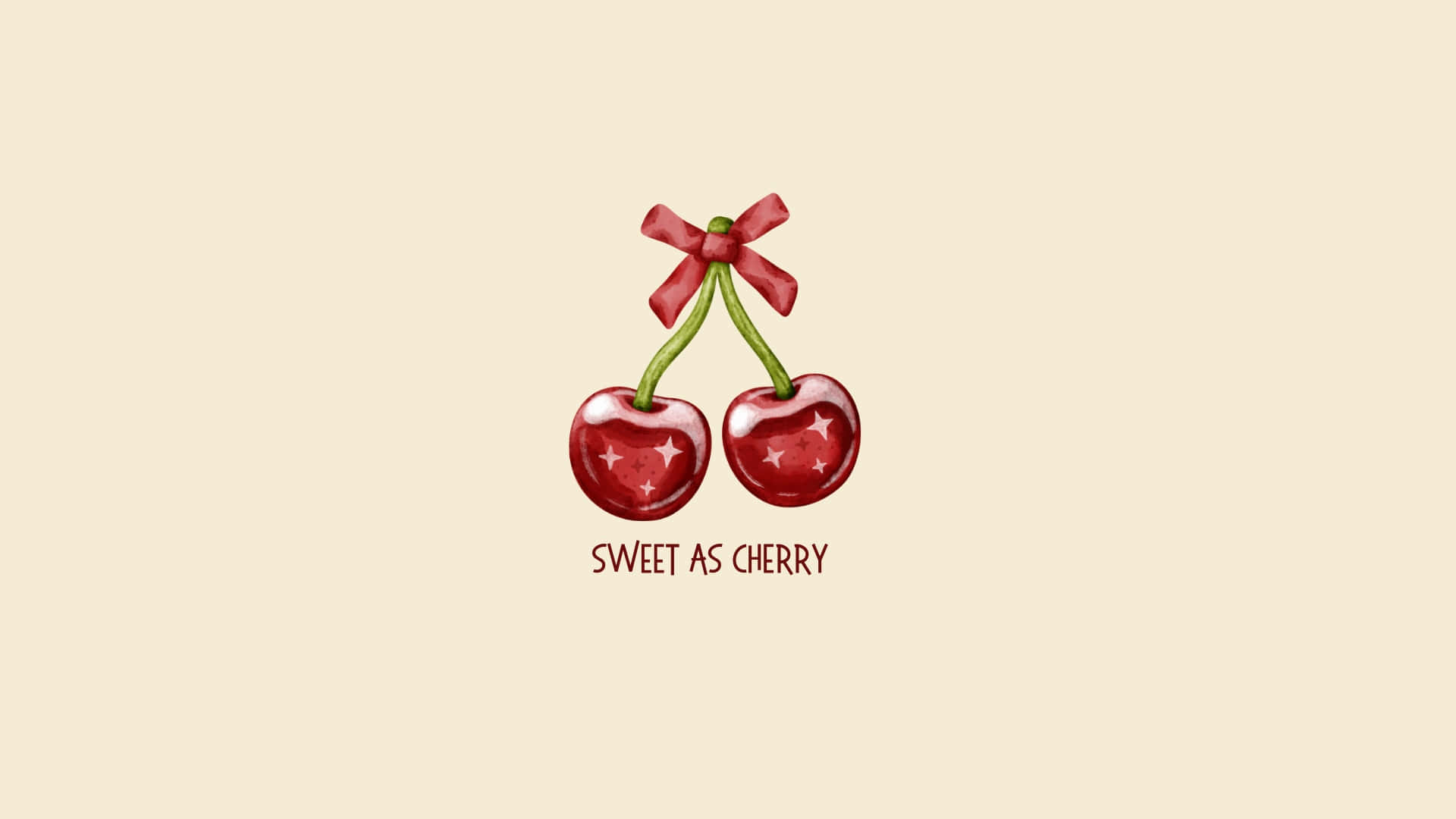 1920x1080 Coquette Cherry Wallpaper