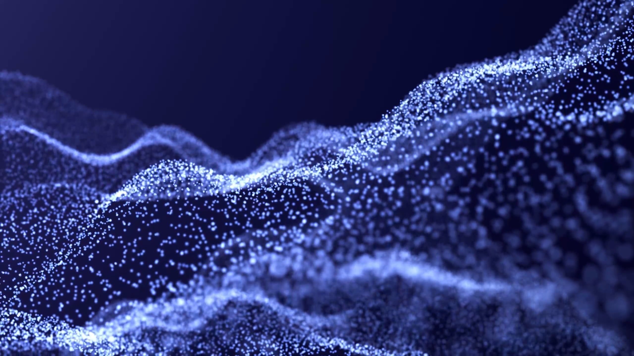 2560x1440 Illustration Of Moving Particles Free Stock Video Footage, Royalty Free 4K & HD Video Clip