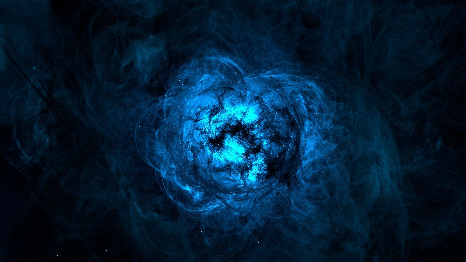 1920x1080 blue particles