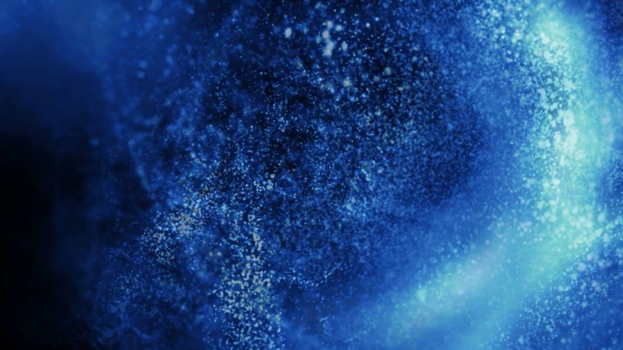 1280x720 Particle Loop Blue 4K Animated Motion Background Wallpaper Screensaver