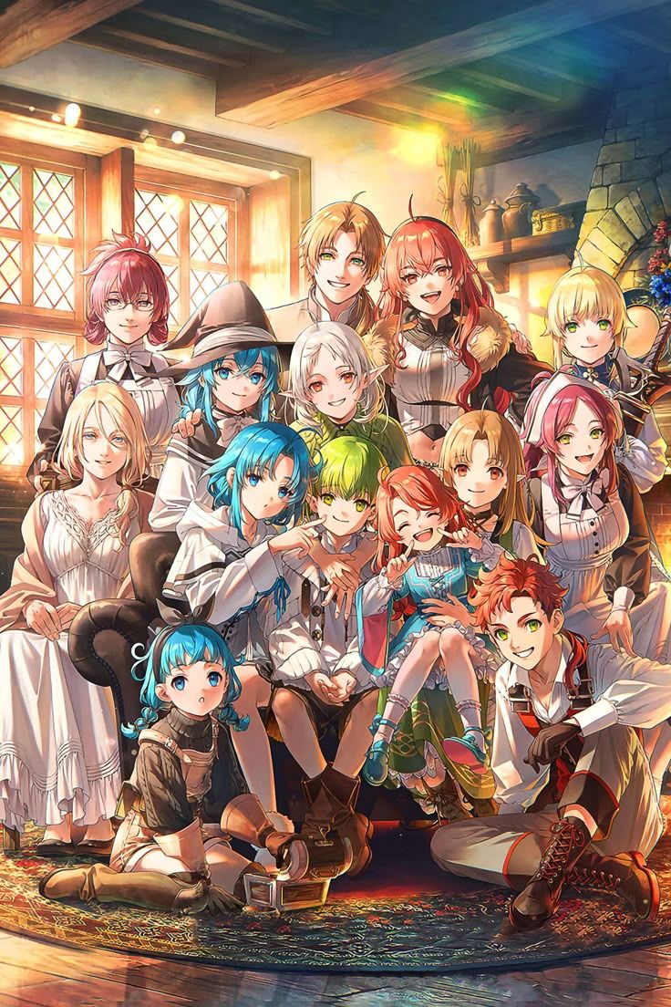736x1104 Mushoku Tensei Jobless Reincarnation Wallpaper